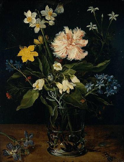 Jan Brueghel Still Life with Flowers in a Glass China oil painting art